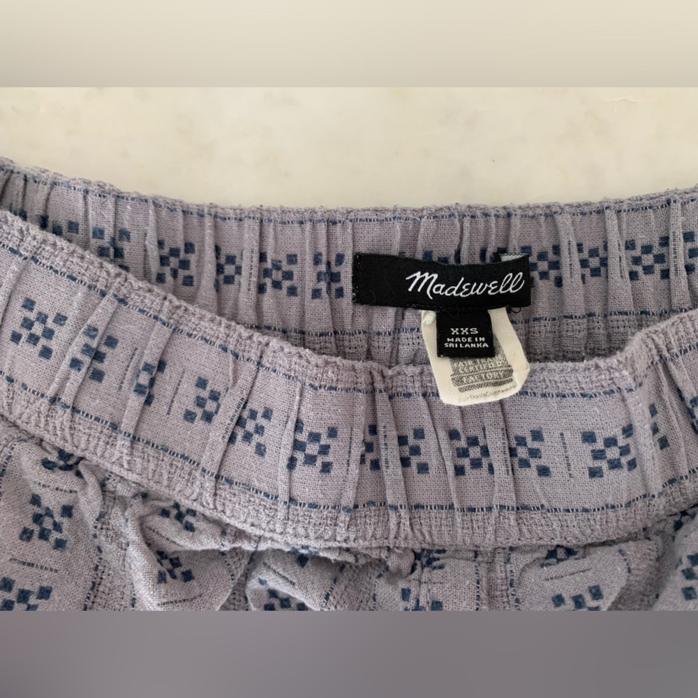 Madewell Pull-On Dolphin Shorts in Jacquard Stripe - Picture 8 of 9